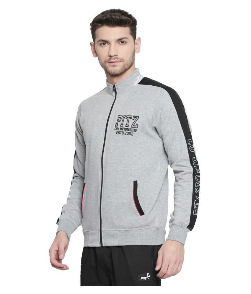 Fitz Grey Sweatshirt - Buy Fitz Grey Sweatshirt Online at Low Price in ...