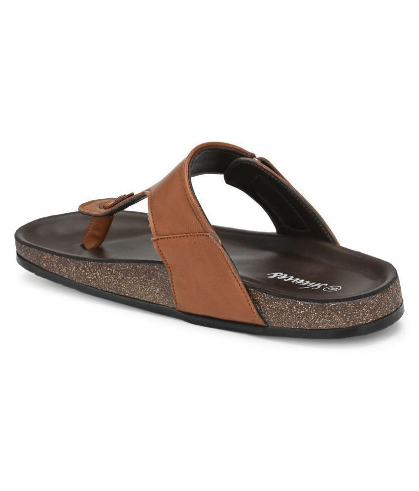 SHENCES Tan Daily Slippers Price in 
