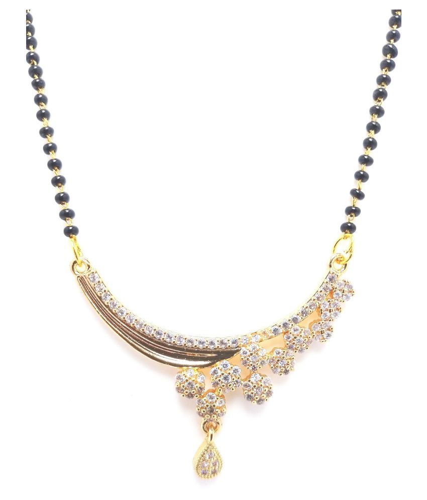     			Soni - Golden Mangalsutra ( Pack of 1 )