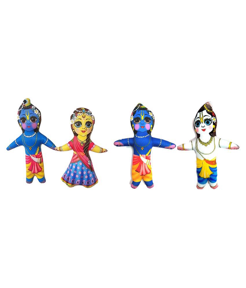 Combo of Radha Krishna + Krishna Balaram Stuffed Baby Toys (Multicolour,   Inches) - Buy Combo of Radha Krishna + Krishna Balaram Stuffed Baby  Toys (Multicolour,  Inches) Online at Low Price - Snapdeal
