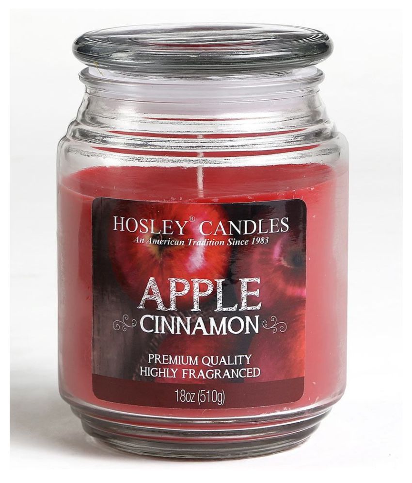     			Hosley Red Jar Candle - Pack of 1
