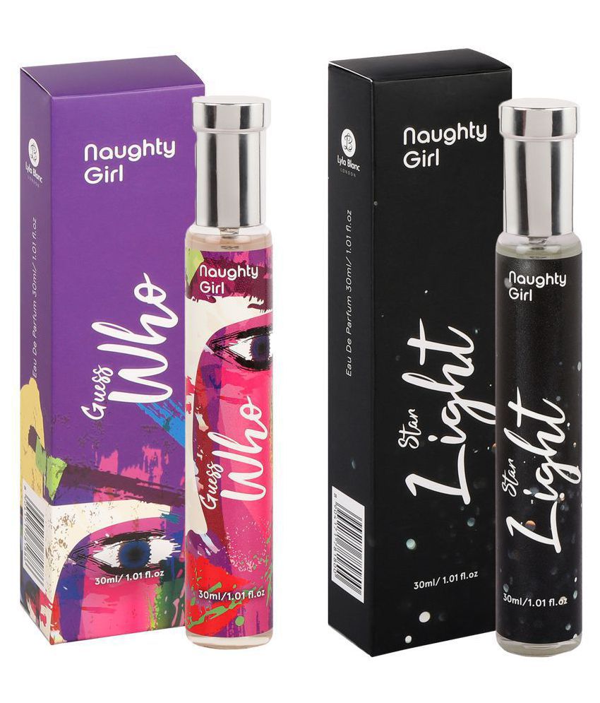     			Naughty Girl Luxury EDP Guess Who With Star Light Perfumes for WomenBuy One Get One (30ml x 2)