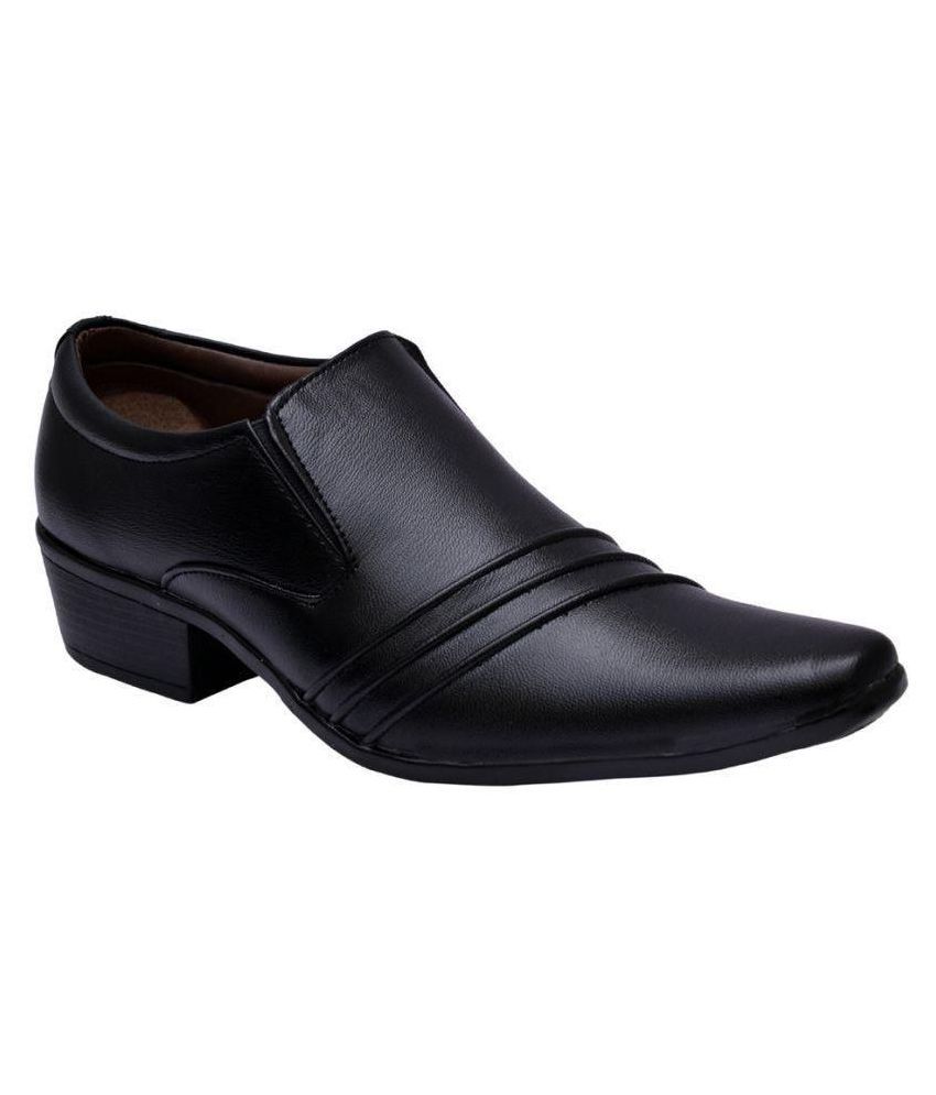     			Sir Corbett Slip On Non-Leather Black Formal Shoes