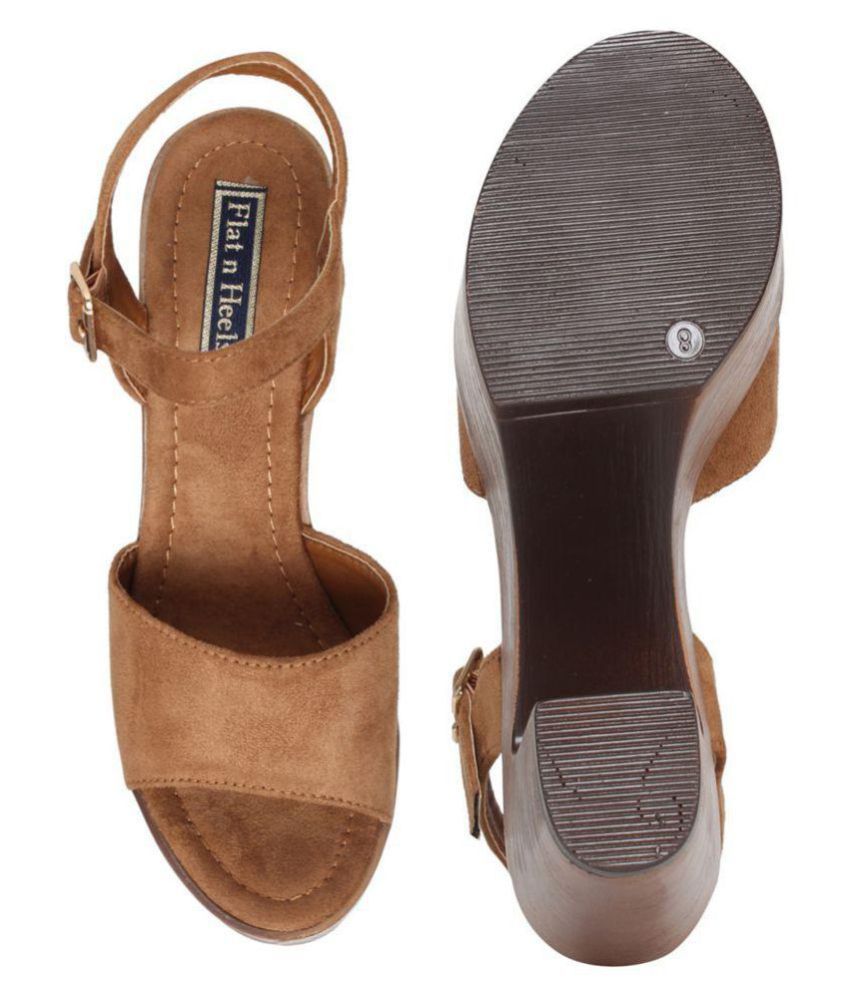 tan pumps block heel