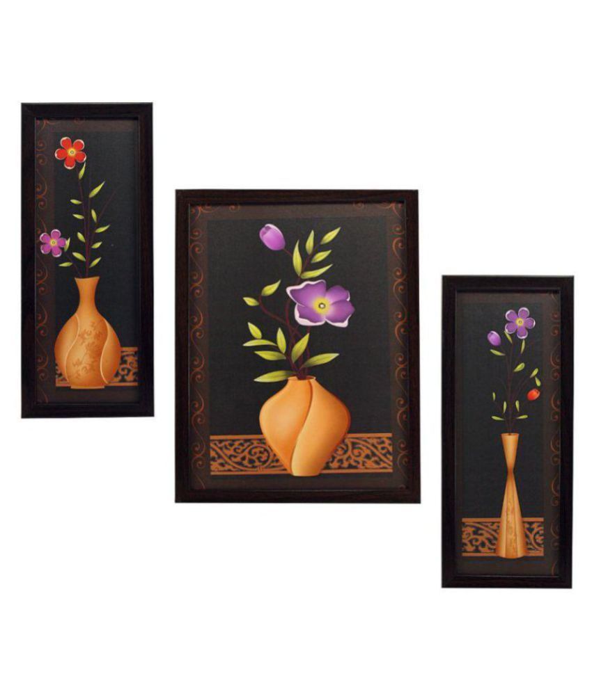     			Indianara flower Synthetic Painting With Frame