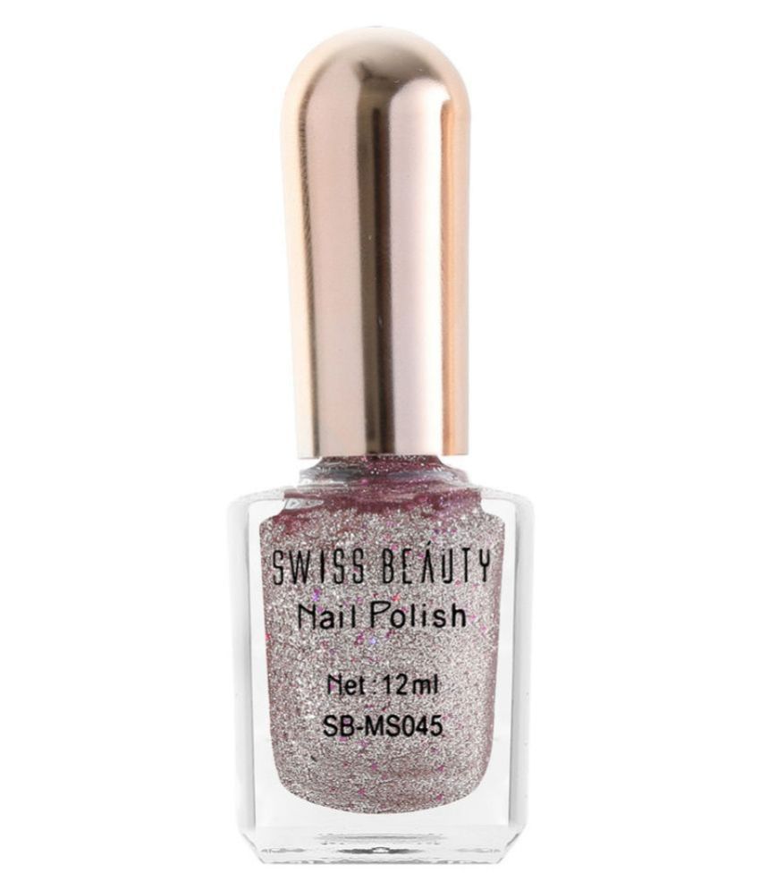     			Swiss Beauty Glitter Nail Polish (Shade-12) Pack of 3, 12ml each