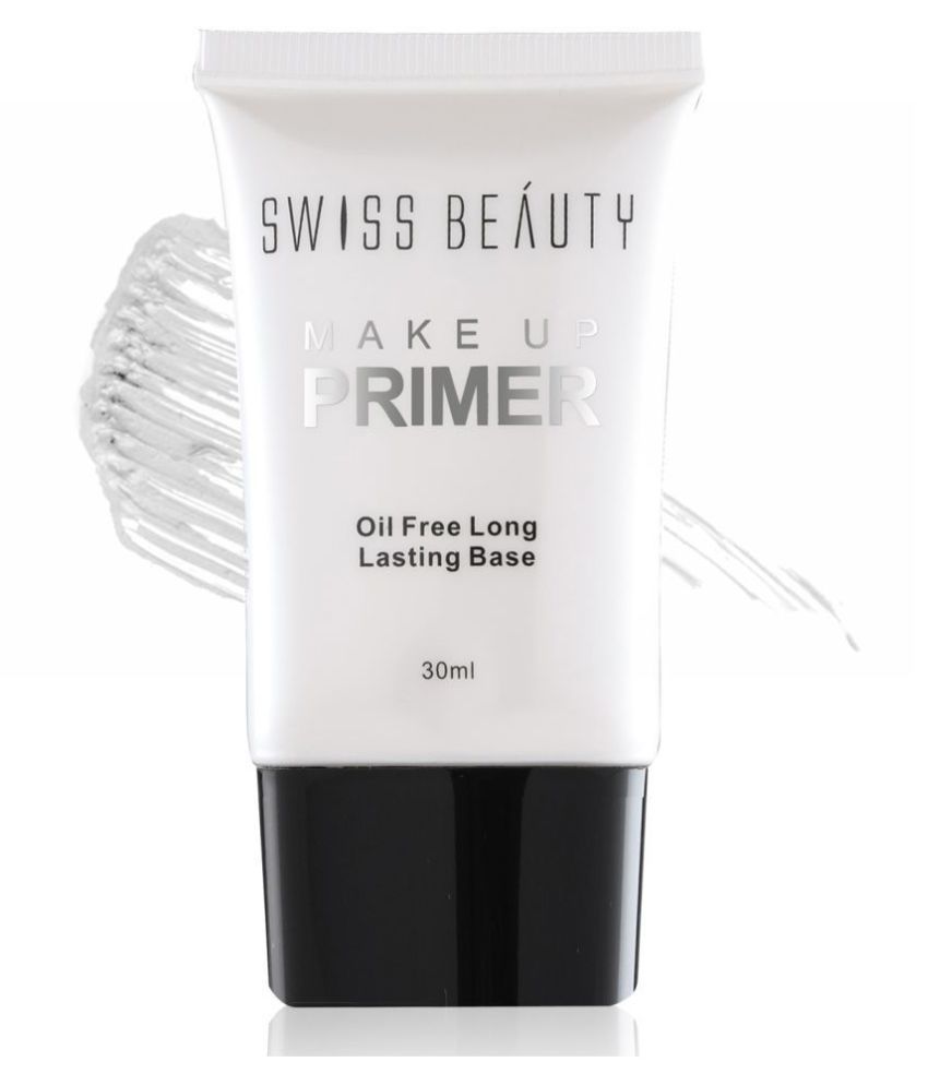     			Swiss Beauty Primer Oil Free Long Lasting Face Primer (White), 30ml