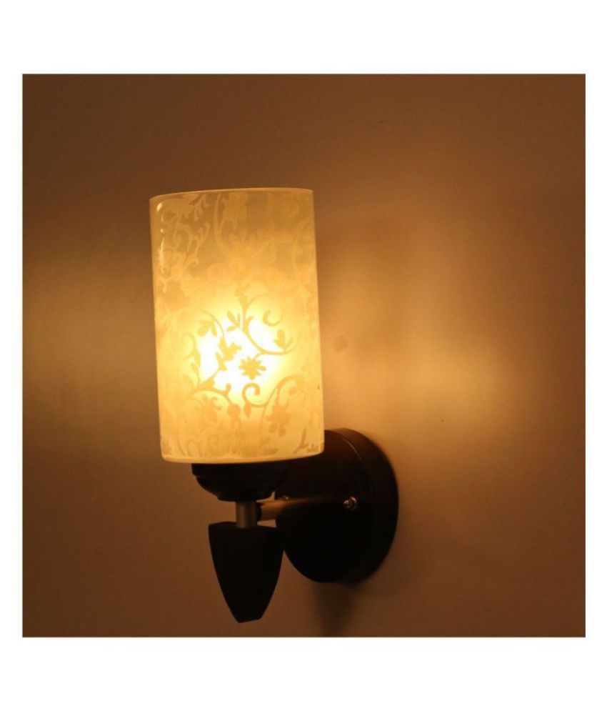     			Somil Decorative Wall Lamp Light Glass Wall Light White - Pack of 1
