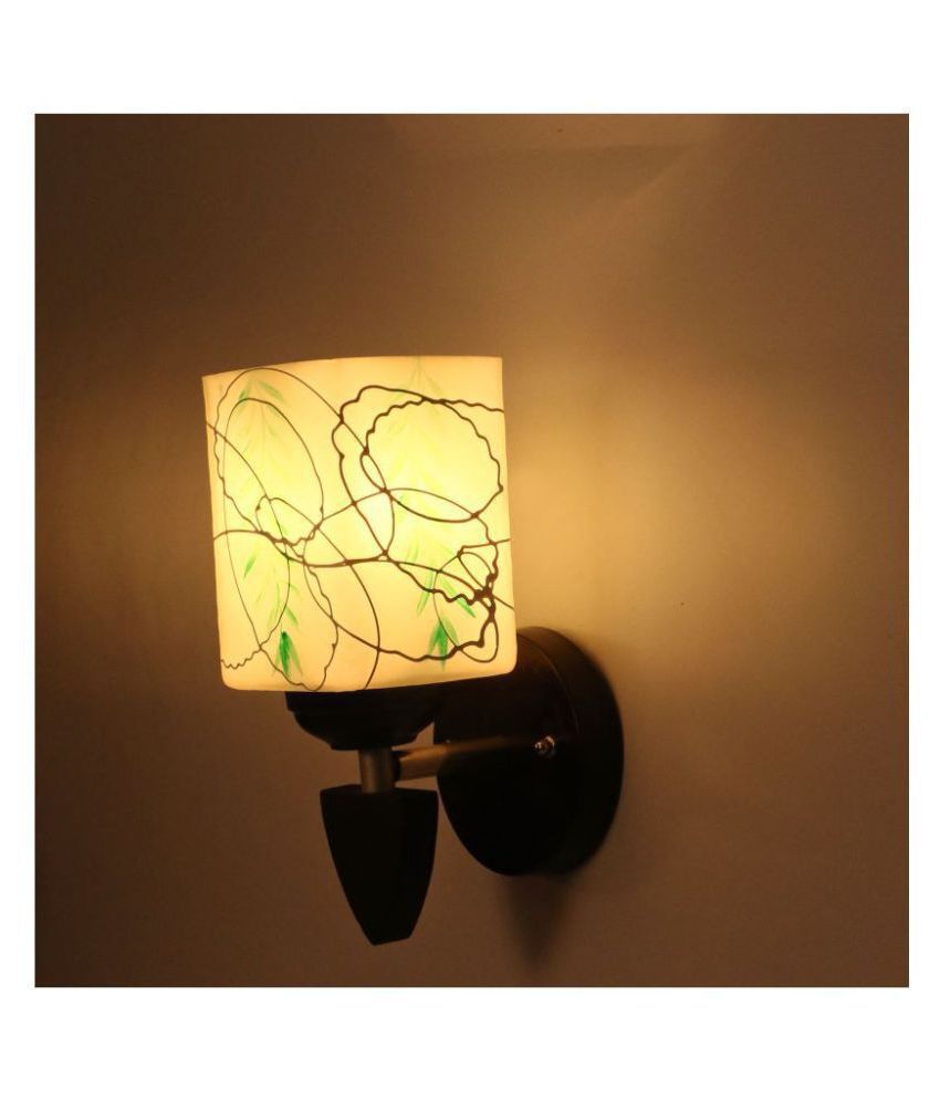     			Somil Decorative Wall Lamp Light Glass Wall Light Green - Pack of 1