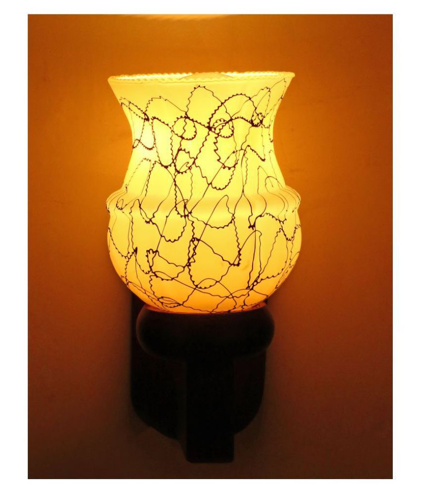     			Somil Decorative Wall Lamp Light Glass Wall Light Brown - Pack of 1