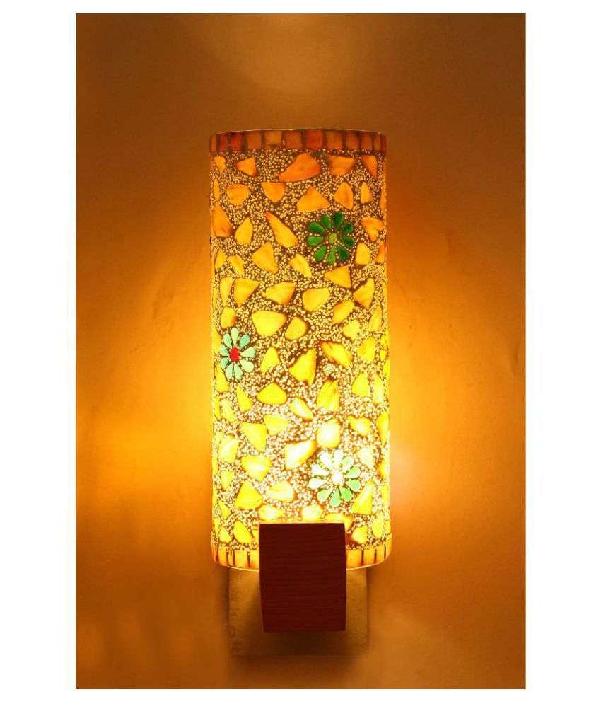     			Somil Decorative Wall Lamp Light Glass Wall Light Multi - Pack of 1