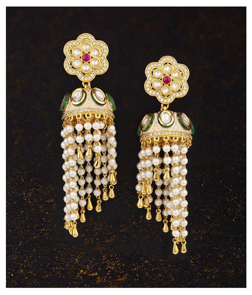 voylla pearl earrings