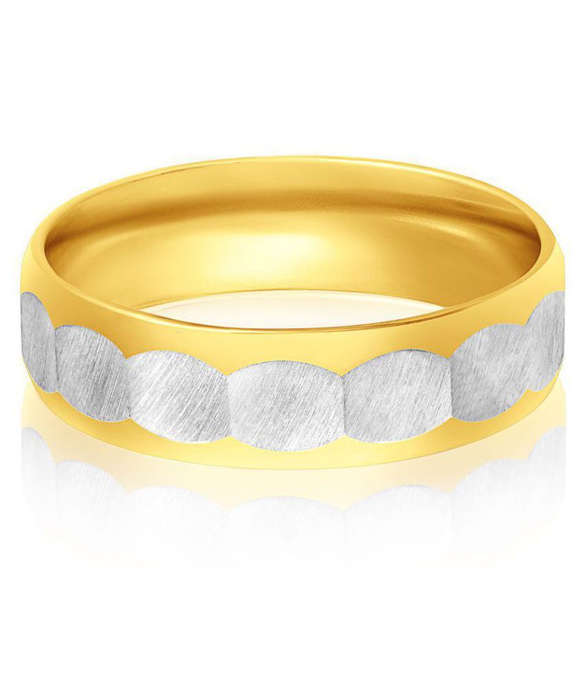     			Asmitta Exclusive Stainless Steel Gold Plated Finger Ring For Men