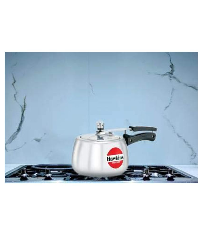 WeCare Hawkins Contura 3 L 3 L Aluminium OuterLid Pressure Cooker With Induction Base