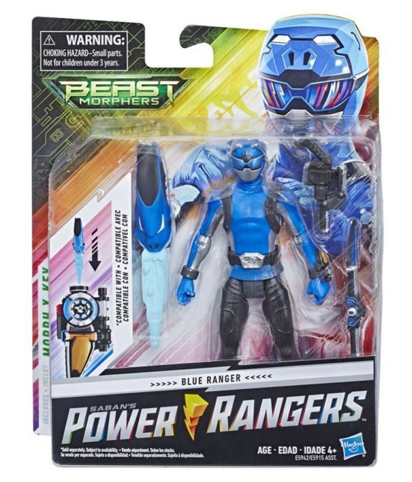 power rangers beast morphers blue ranger toy