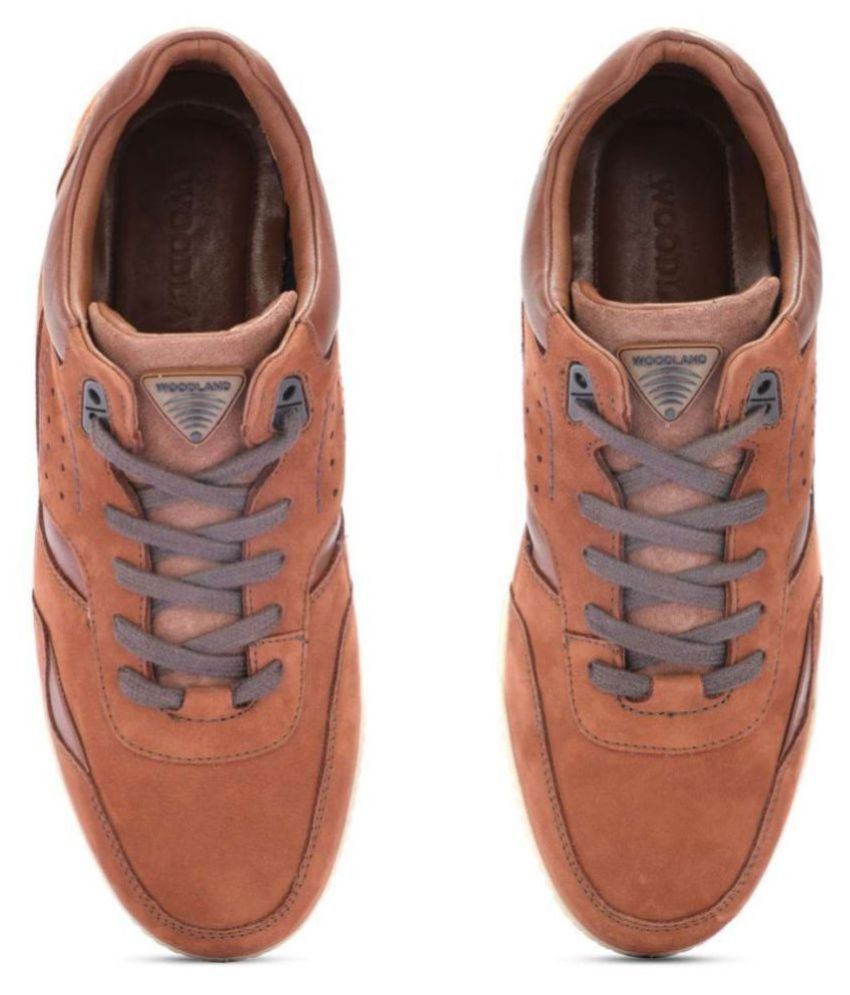 Woodland Rust Casual Shoes - Buy 