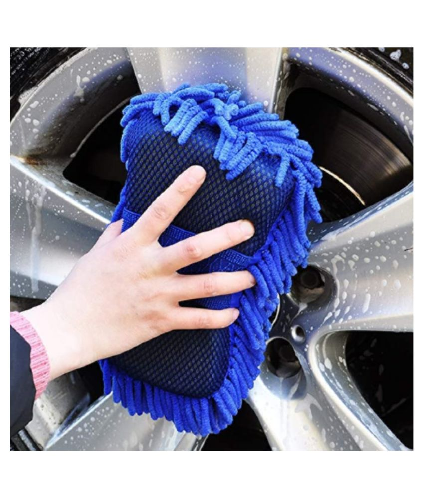 ND care Multipurpose Car Wash Sponge and Dry Cleaning Sponge, High