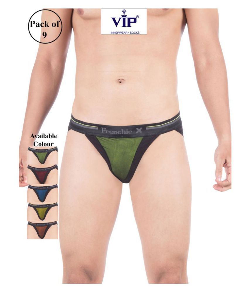     			VIP Multi Brief Pack of 9