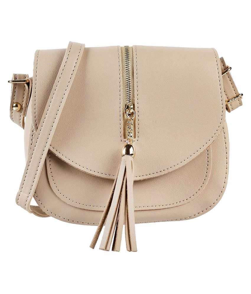 WALKWAY PINK Faux Leather Sling Bag 