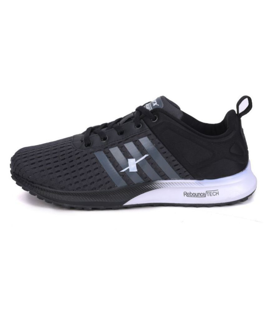 Sparx SM-382 Black Running Shoes - Buy 
