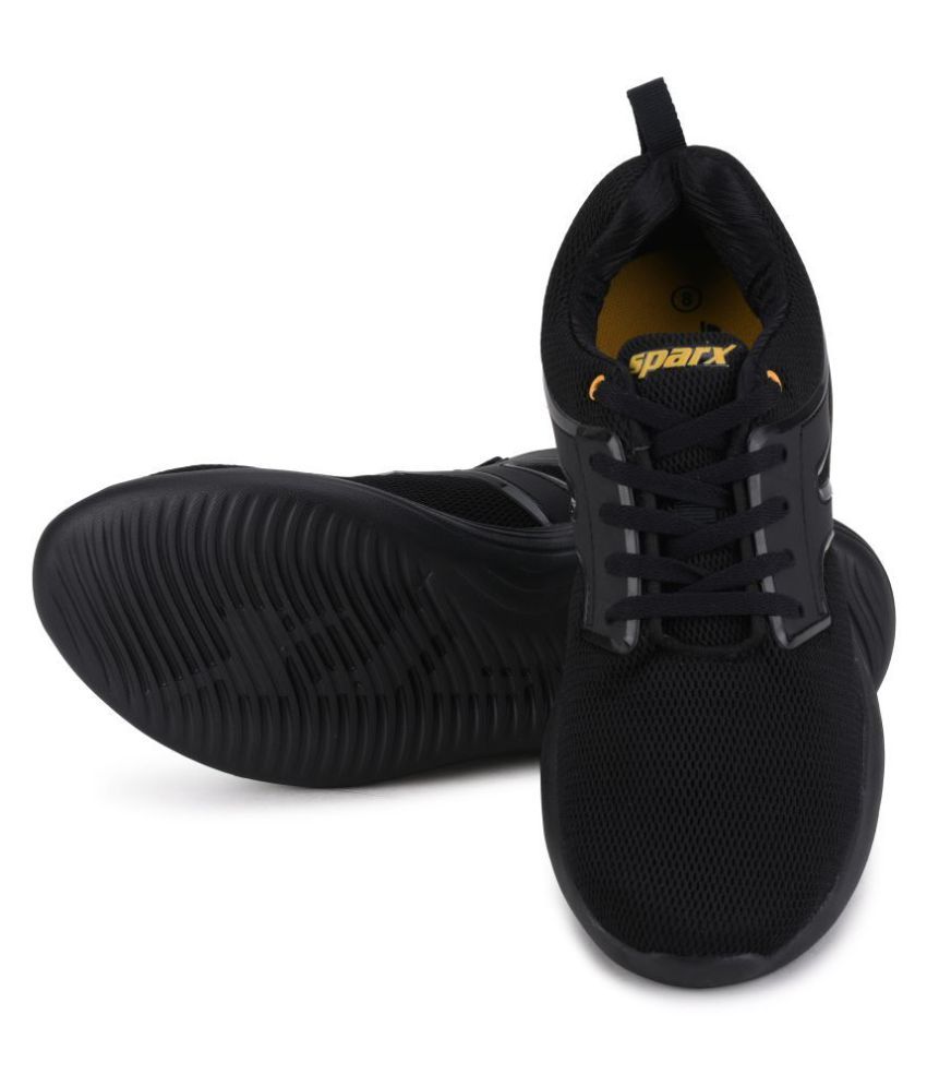 Buy Sparx Black Men's Sports Running 