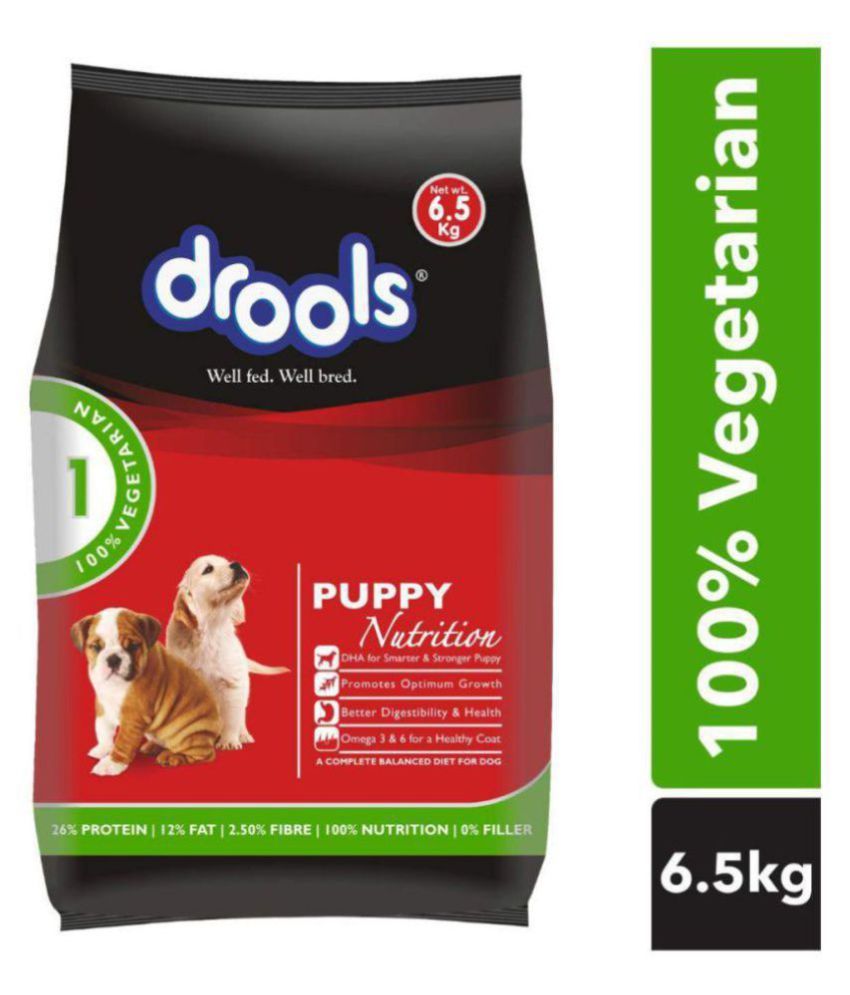 drools vegetarian puppy food