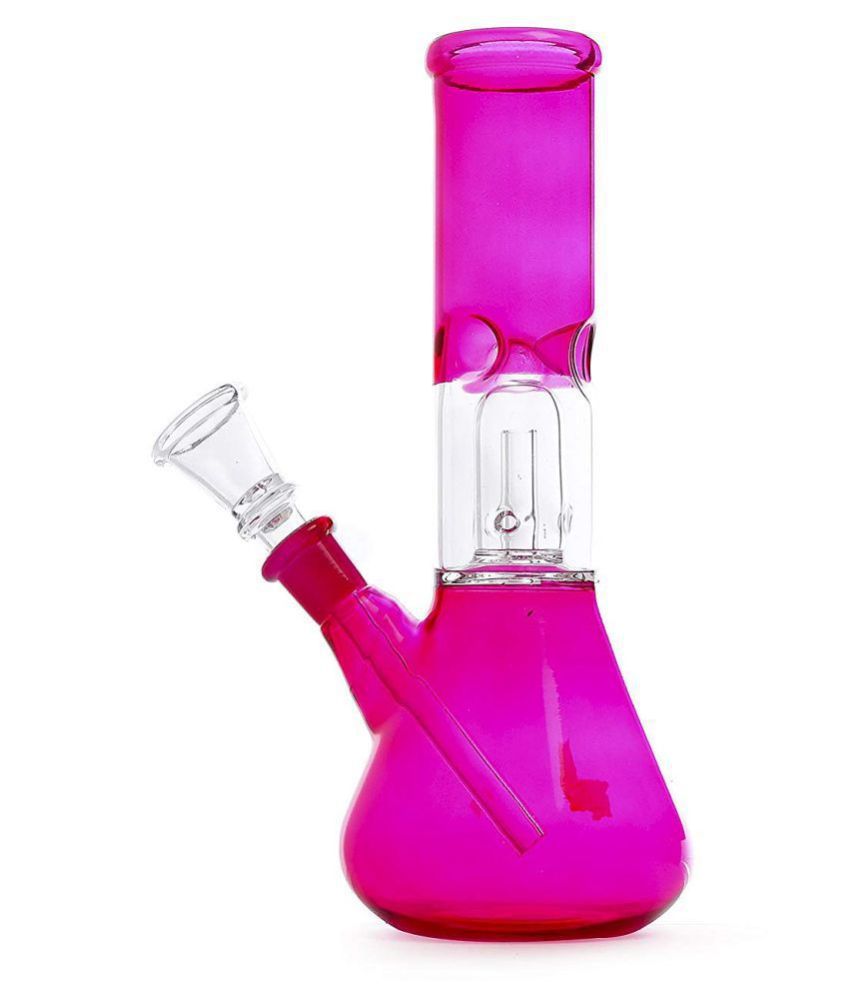     			Somil Pink 12 cm Glass Bong - Pack of 1