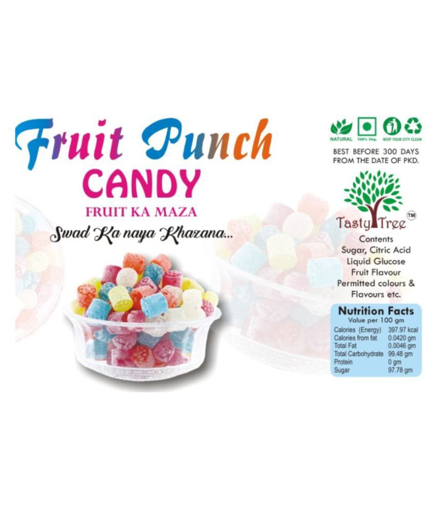Tasty Tree Fruit Punch Hard Candies 230 gm Buy Tasty Tree Fruit Punch