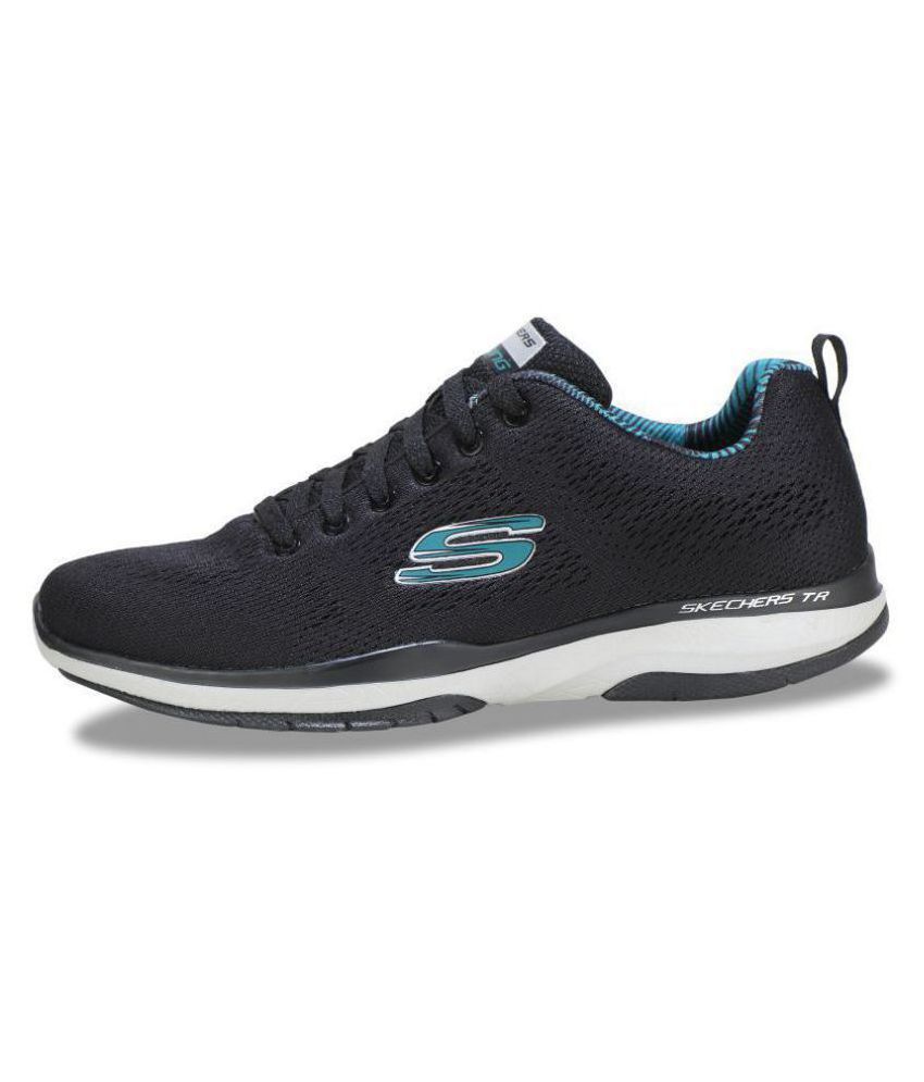 Skechers 52607-BLK Black Running Shoes 