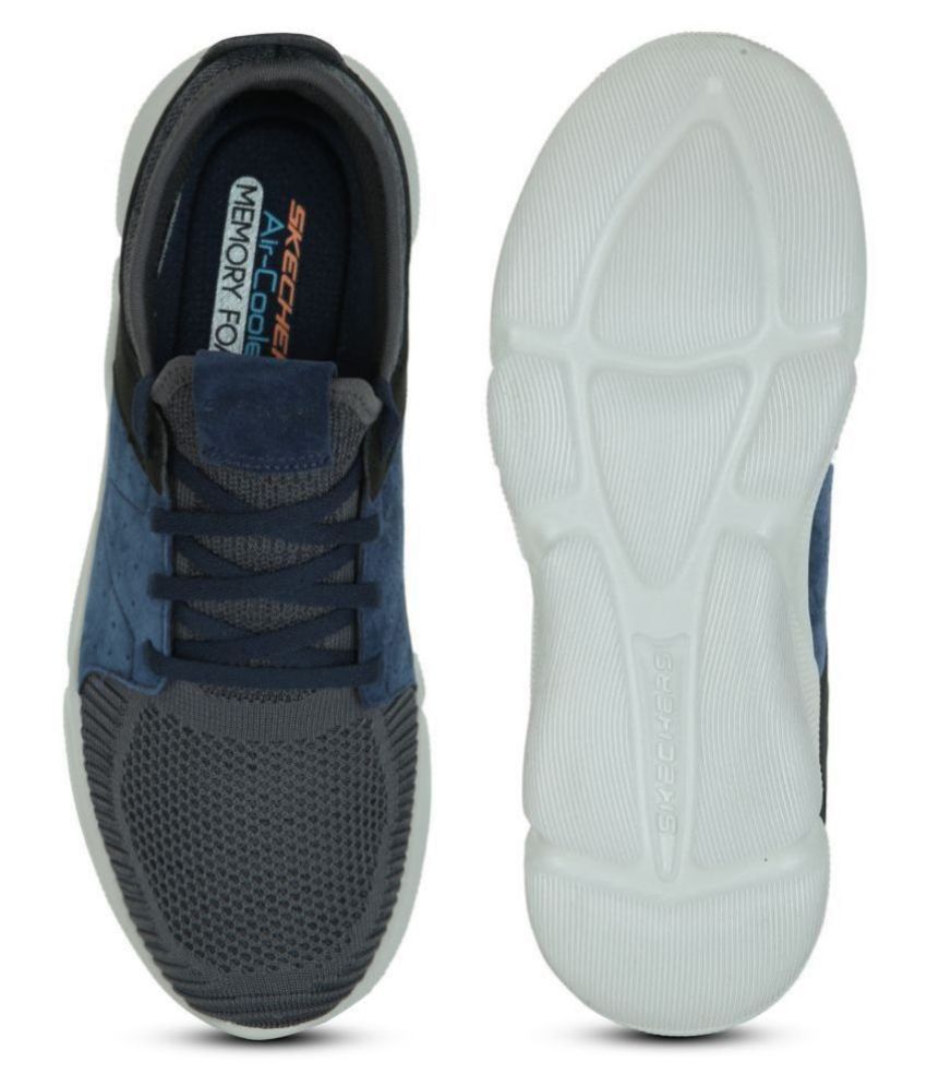 Skechers 52947-NVCC Gray Running Shoes - Buy Skechers 52947-NVCC Gray ...
