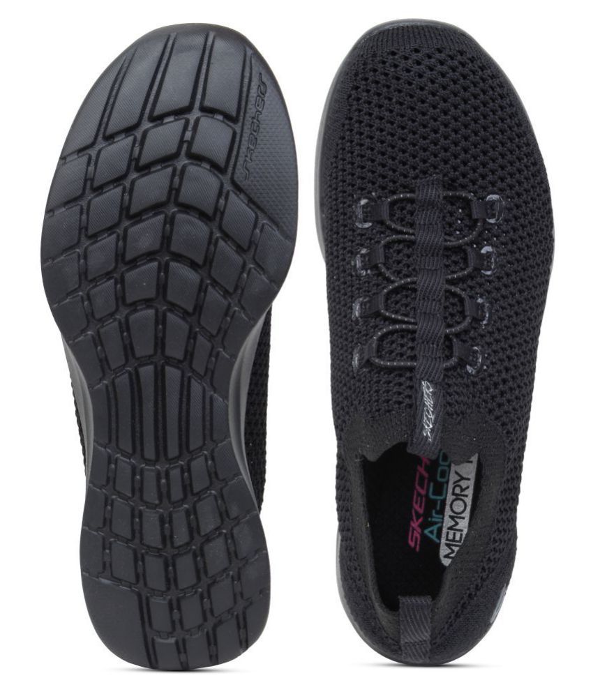 Skechers Black Running Shoes Price in India- Buy Skechers Black Running Shoes Online at Snapdeal