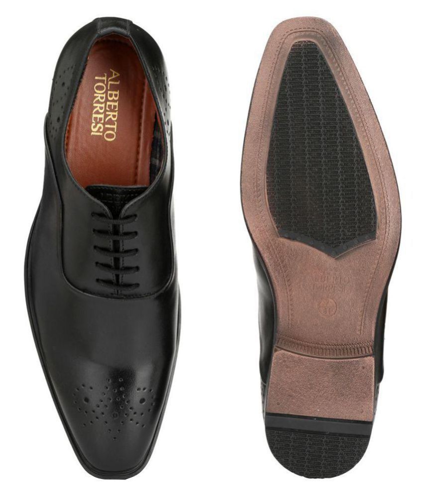 alberto torresi men's leather formal shoes