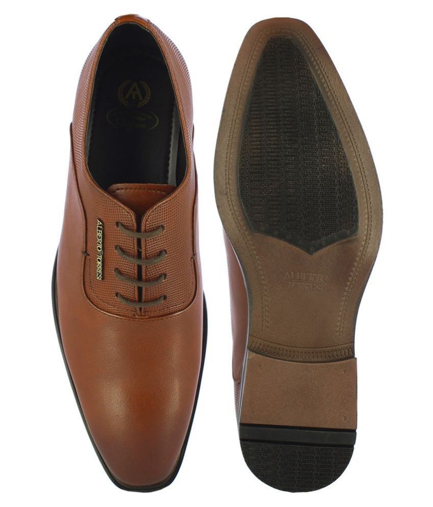 alberto torresi men's leather formal shoes