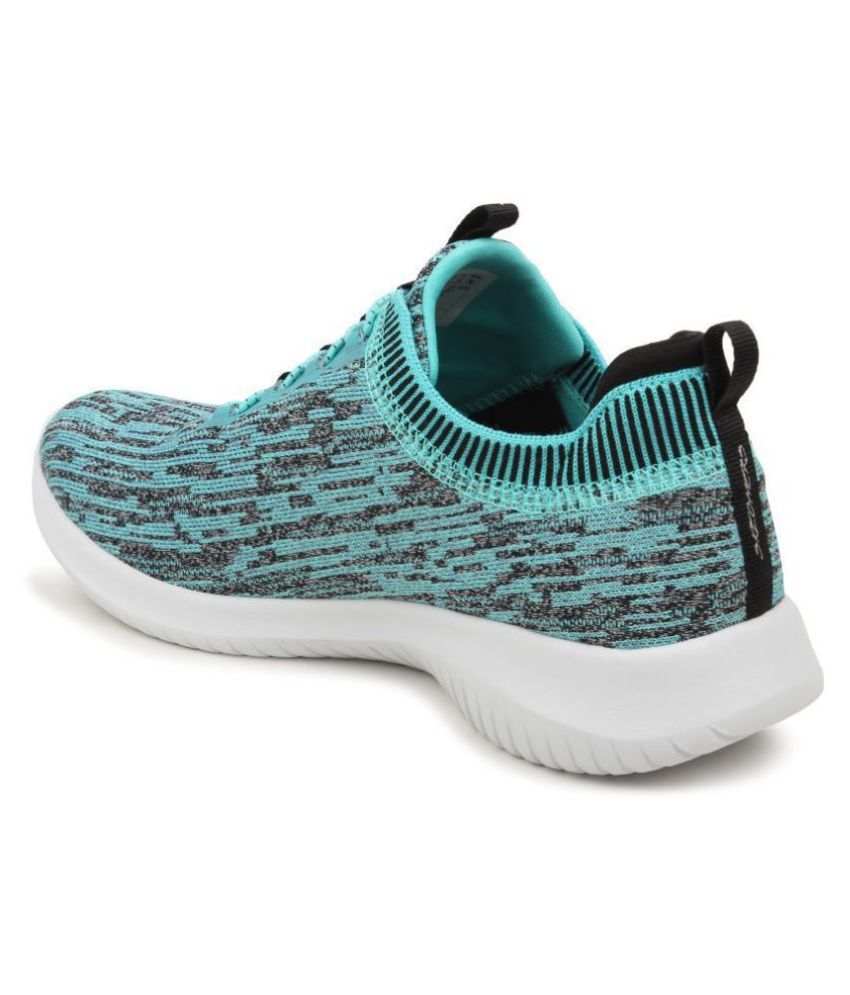 skechers turquoise trainers