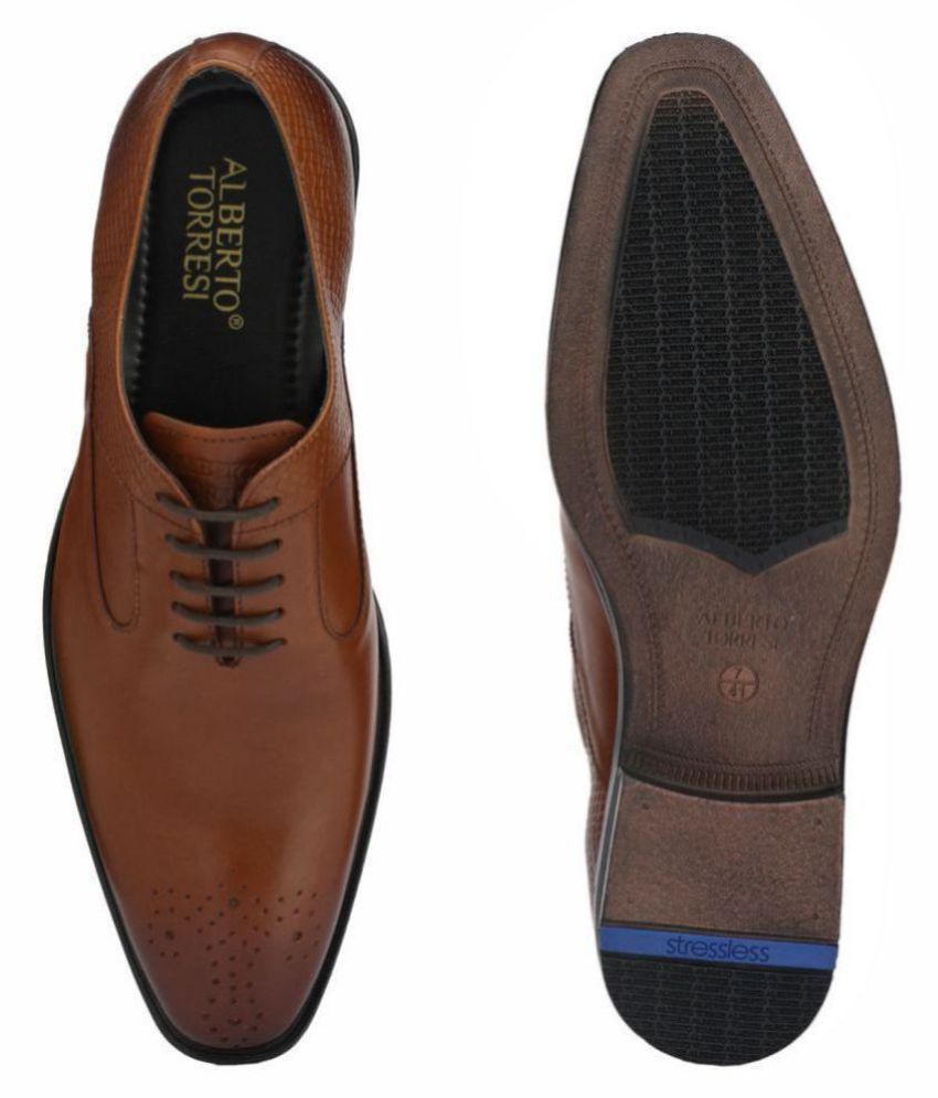 alberto torresi men's leather formal shoes