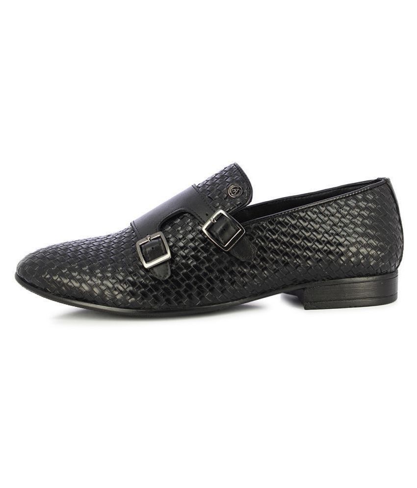 Alberto Torresi Monk Strap Non-Leather Black Formal Shoes Price in ...