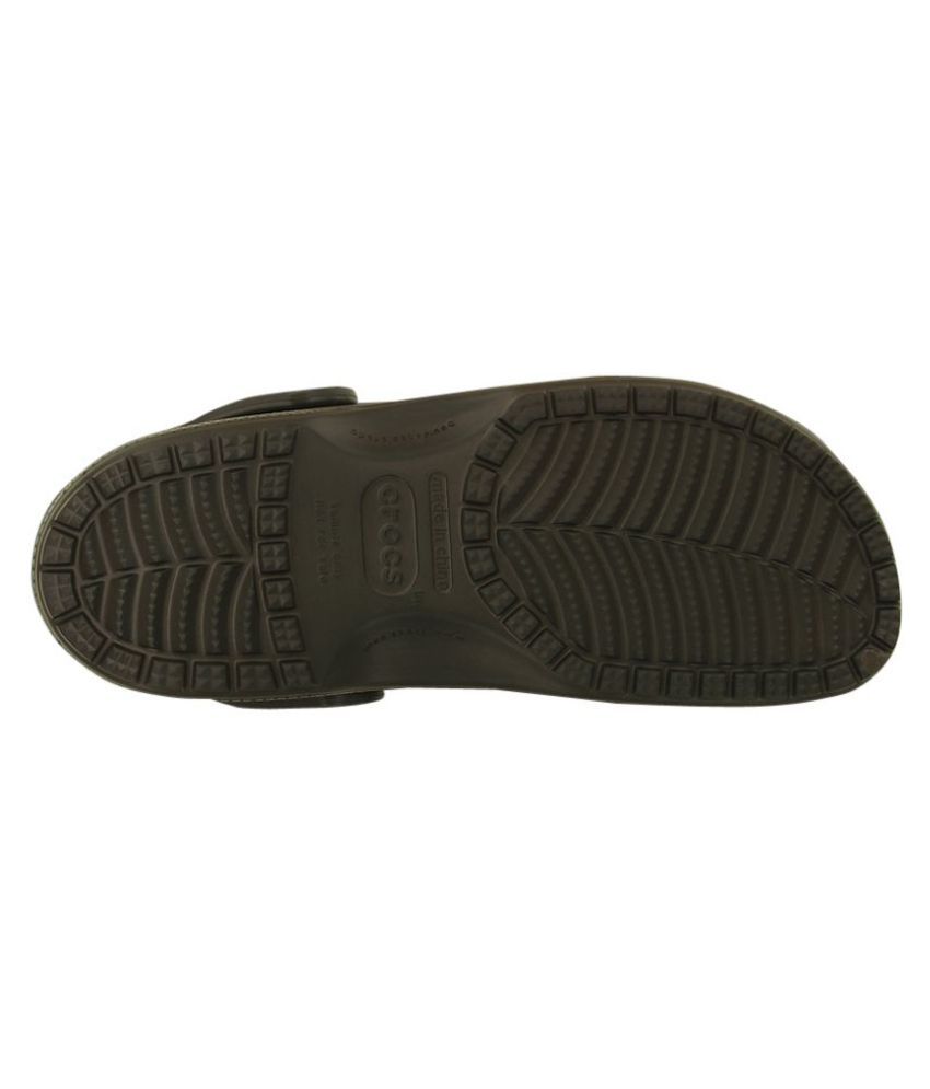 crocs brown sandals