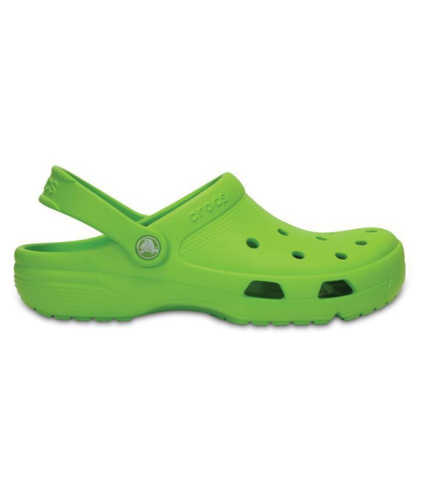 green crocs clogs