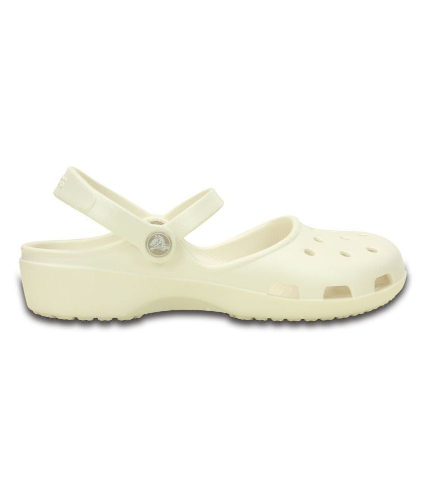 white crocs lined clog women's