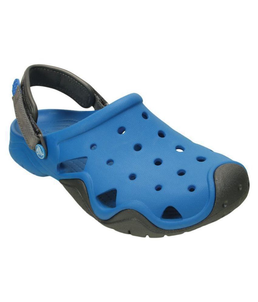 Crocs Blue Croslite Floater Sandals - Buy Crocs Blue Croslite Floater ...