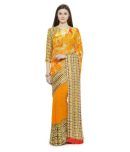 Shaily Retails Yellow,Beige Silk Saree