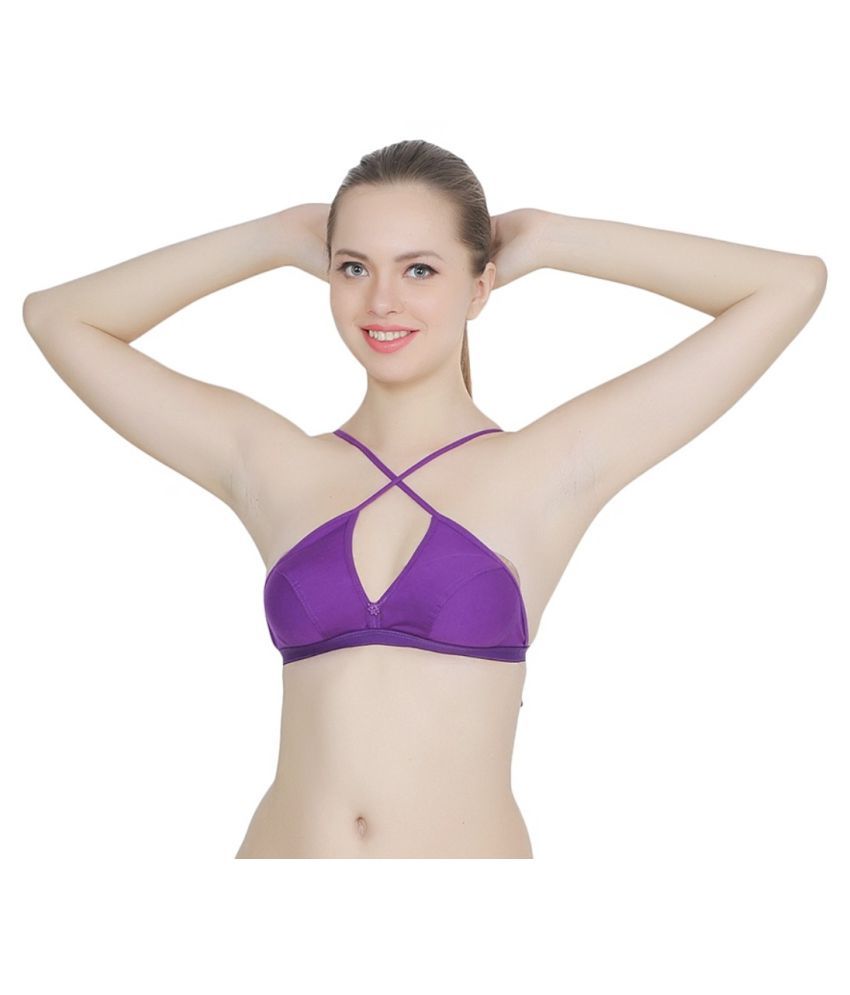     			TCG Cotton Convertable Bra - Purple