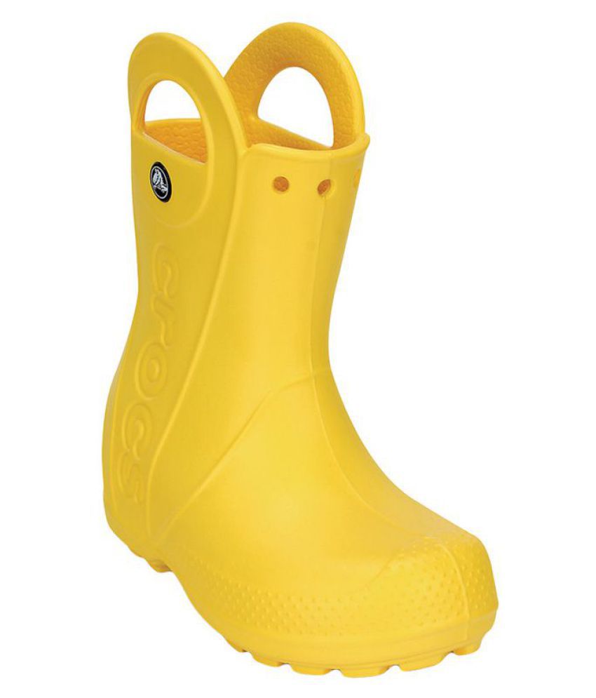 Crocs Yellow Boots For Kids Price in India- Buy Crocs Yellow Boots For ...