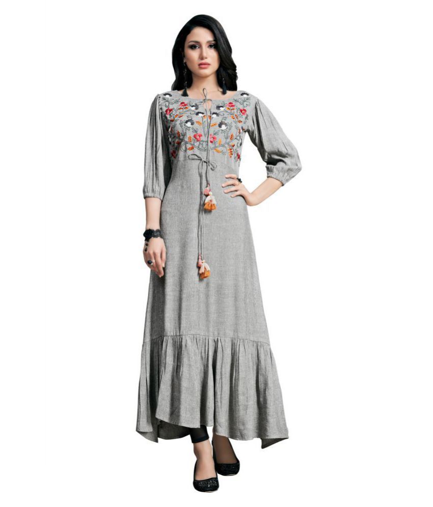 anarkali cotton kurti