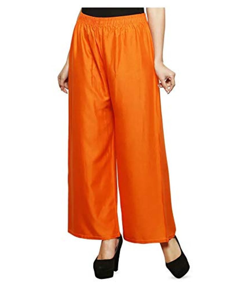 Buy GBNM Rayon Palazzos Online at Best Prices in India - Snapdeal