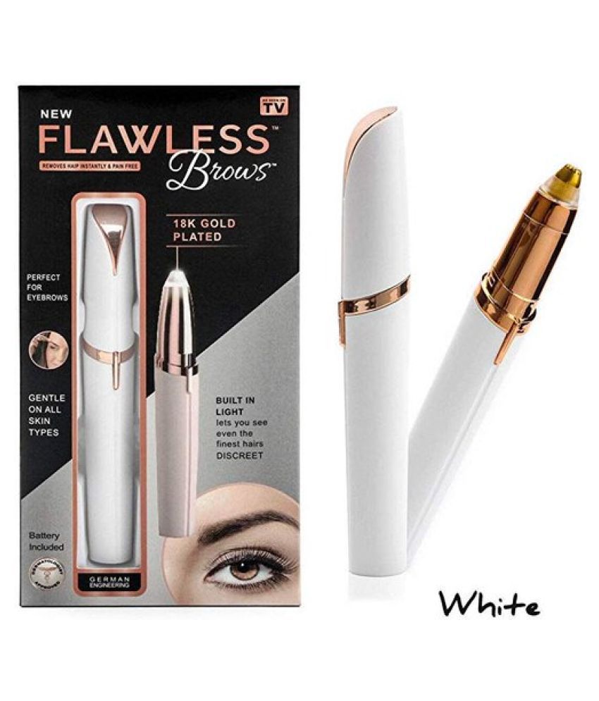 flawless facial hair remover battery