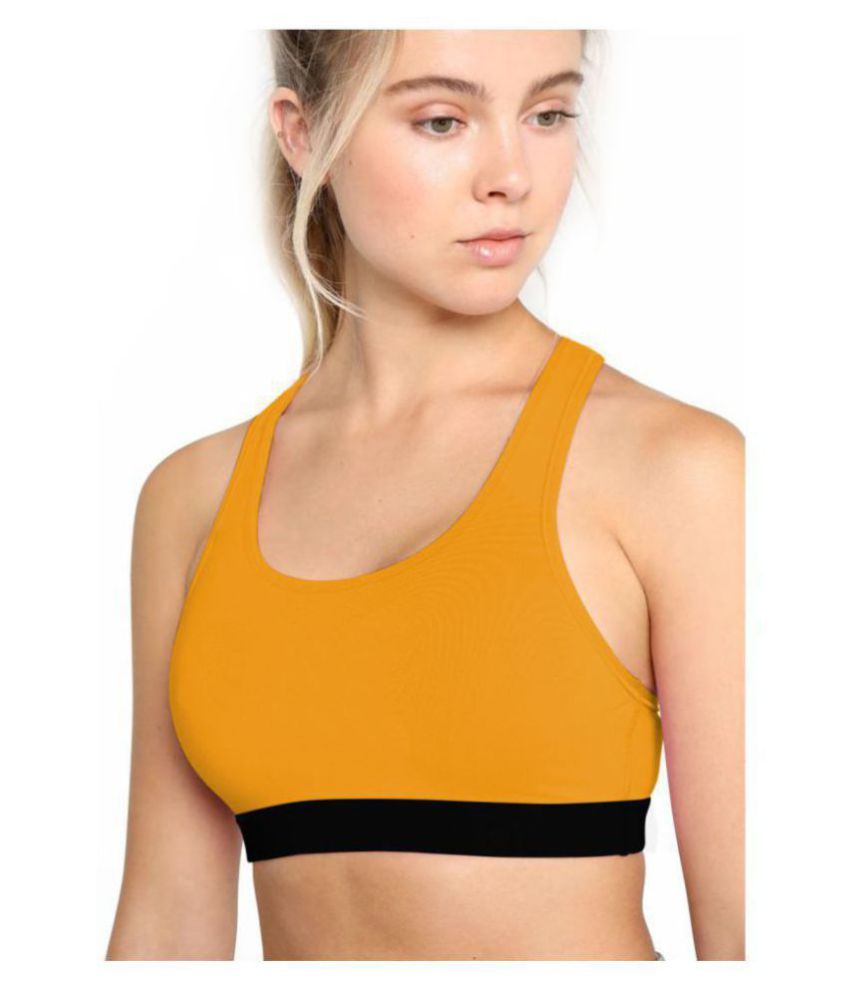 wired padded sports bra