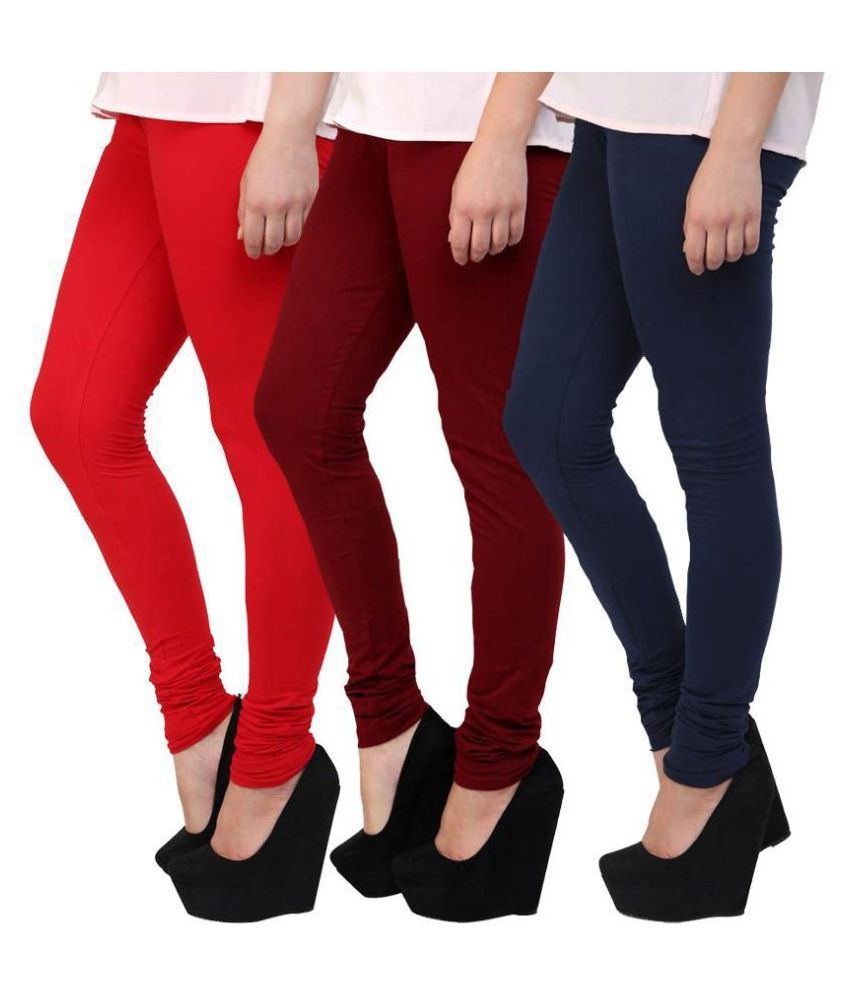     			Famaya Cotton Pack of 3 Leggings