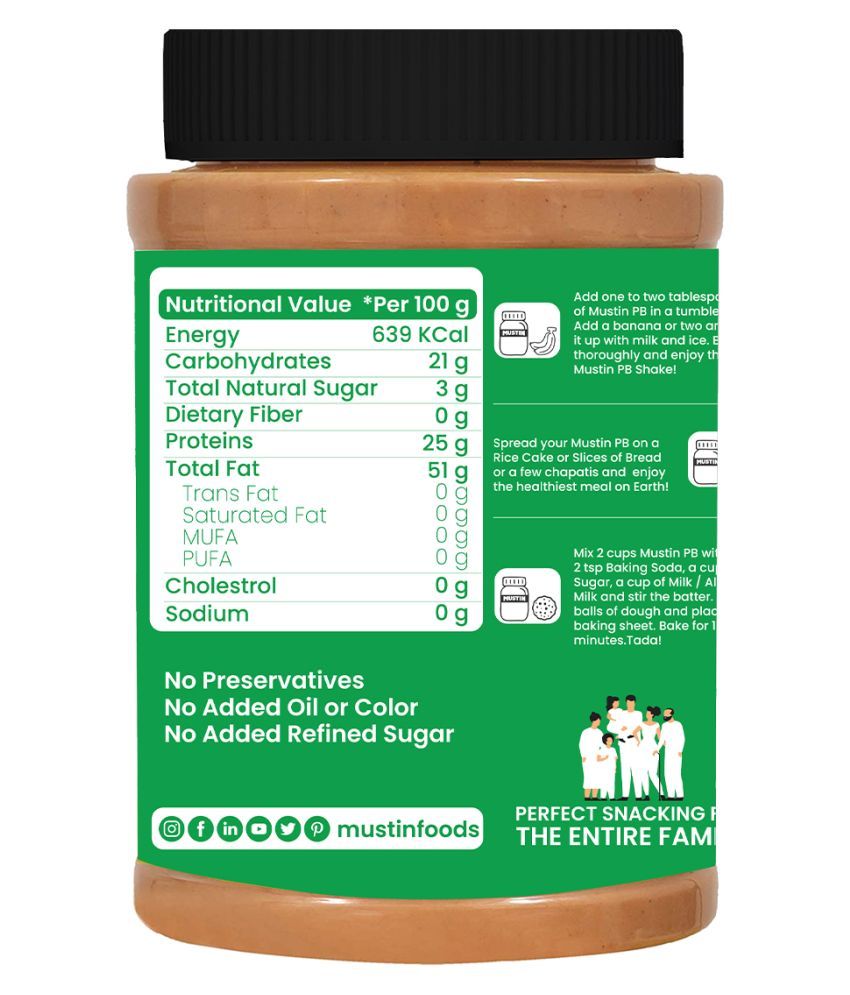 Mustin Raw Peanut Butter Butter Creamy 1 kg Buy Mustin Raw Peanut