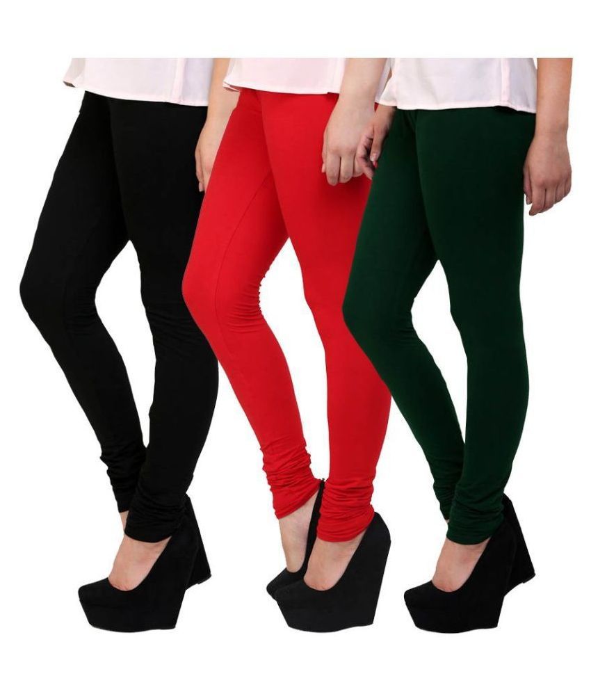     			Famaya Cotton Pack of 3 Leggings